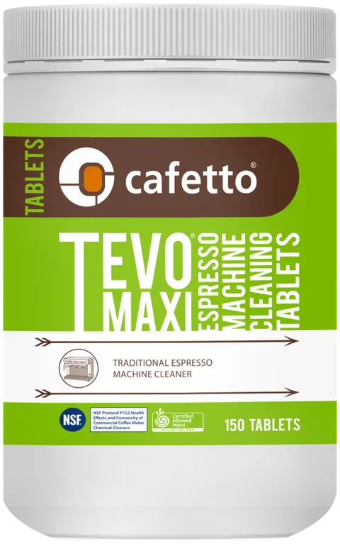 Kavos aparato valymo tabletės Cafetto TEVO MAXI 2.5g