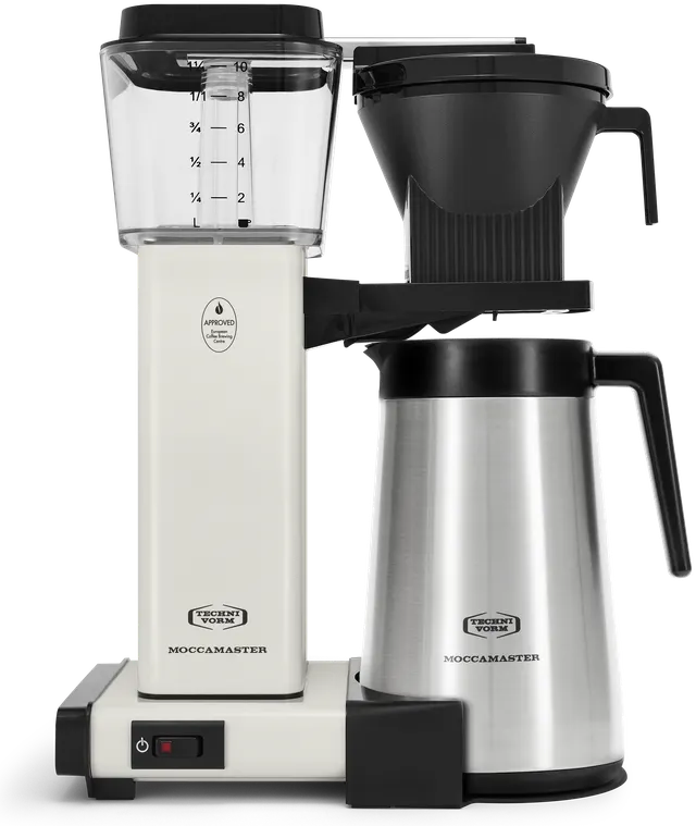 Moccamaster KBGT White, vaizdas kampu